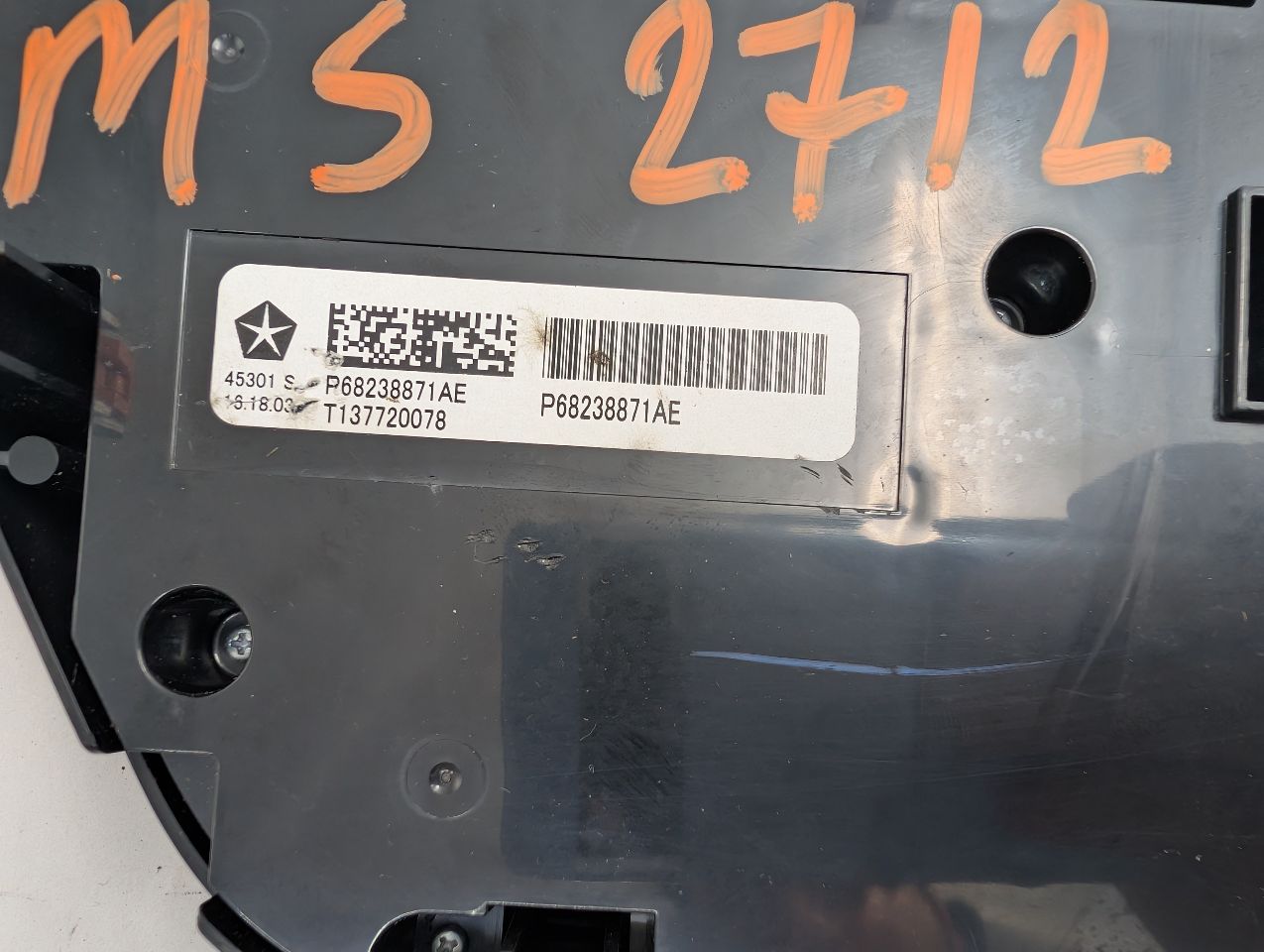 2017 CHRYSLER PACIFICA 6cyl Gasoline 3.6 TEMP CONTROL - 351788 — photo 3