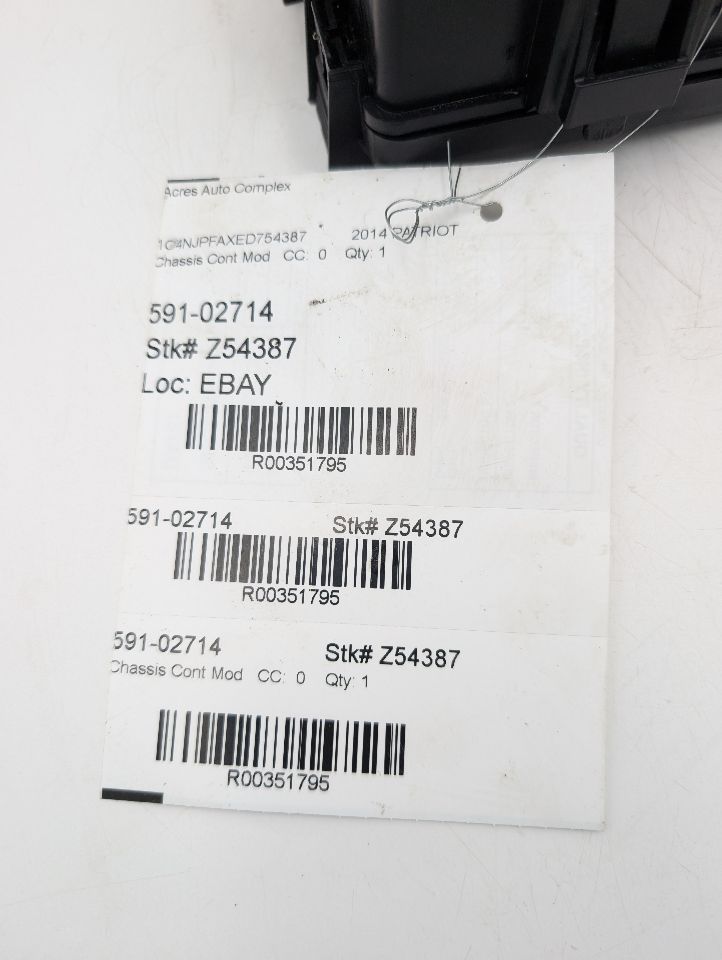 2014 JEEP PATRIOT 4cyl Gasoline 2.0 Dohc Chassis Cont Mod - 351795