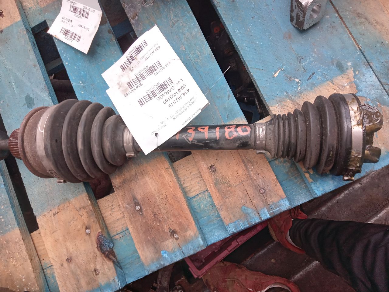2019 AUDI S5 3.0L 6cyl Turbo Gasoline Axle Assy, Fr (4WD) - 352183
