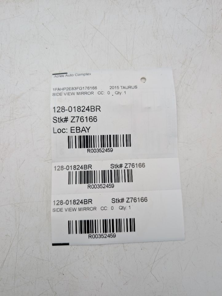 2015 FORD TAURUS Right SIDE VIEW MIRROR - 352459