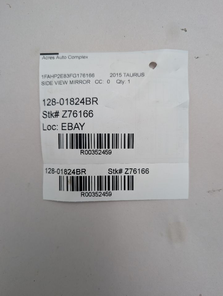 2015 FORD TAURUS Right SIDE VIEW MIRROR - 352459 — photo 8