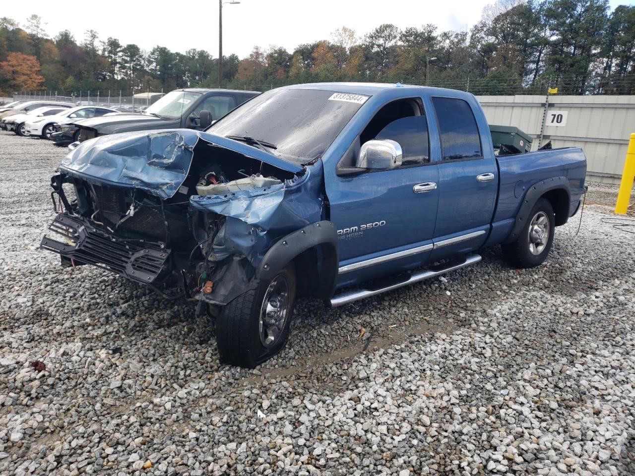 2007 DODGE 2500 PICKUP 6Cyl 5.9L HO Turbo Dsl ENGINE ASSEMBLY - 354081