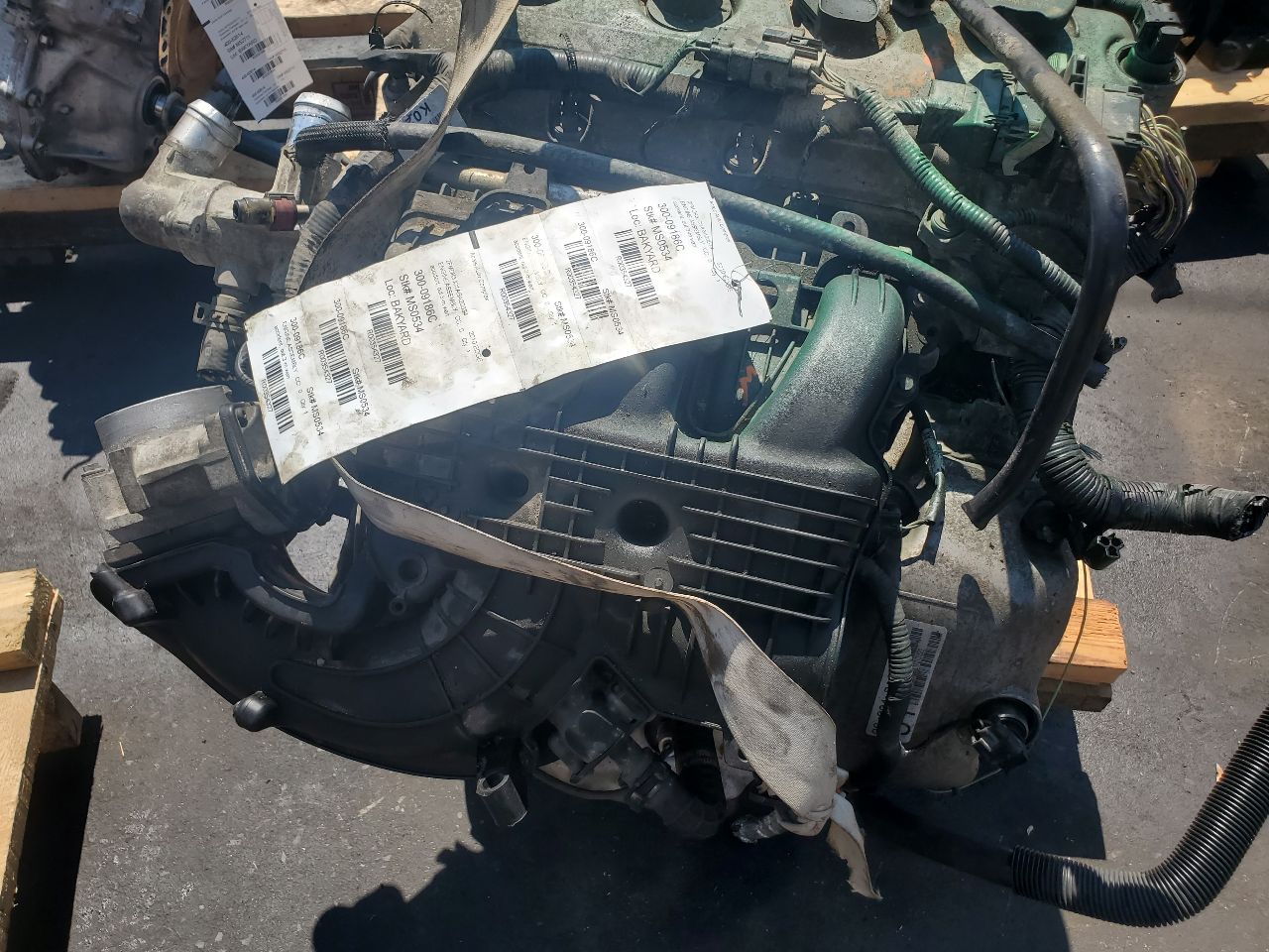 2010 FORD EDGE 6cyl Gasoline 3.5 ENGINE ASSEMBLY - 354327 — photo 4