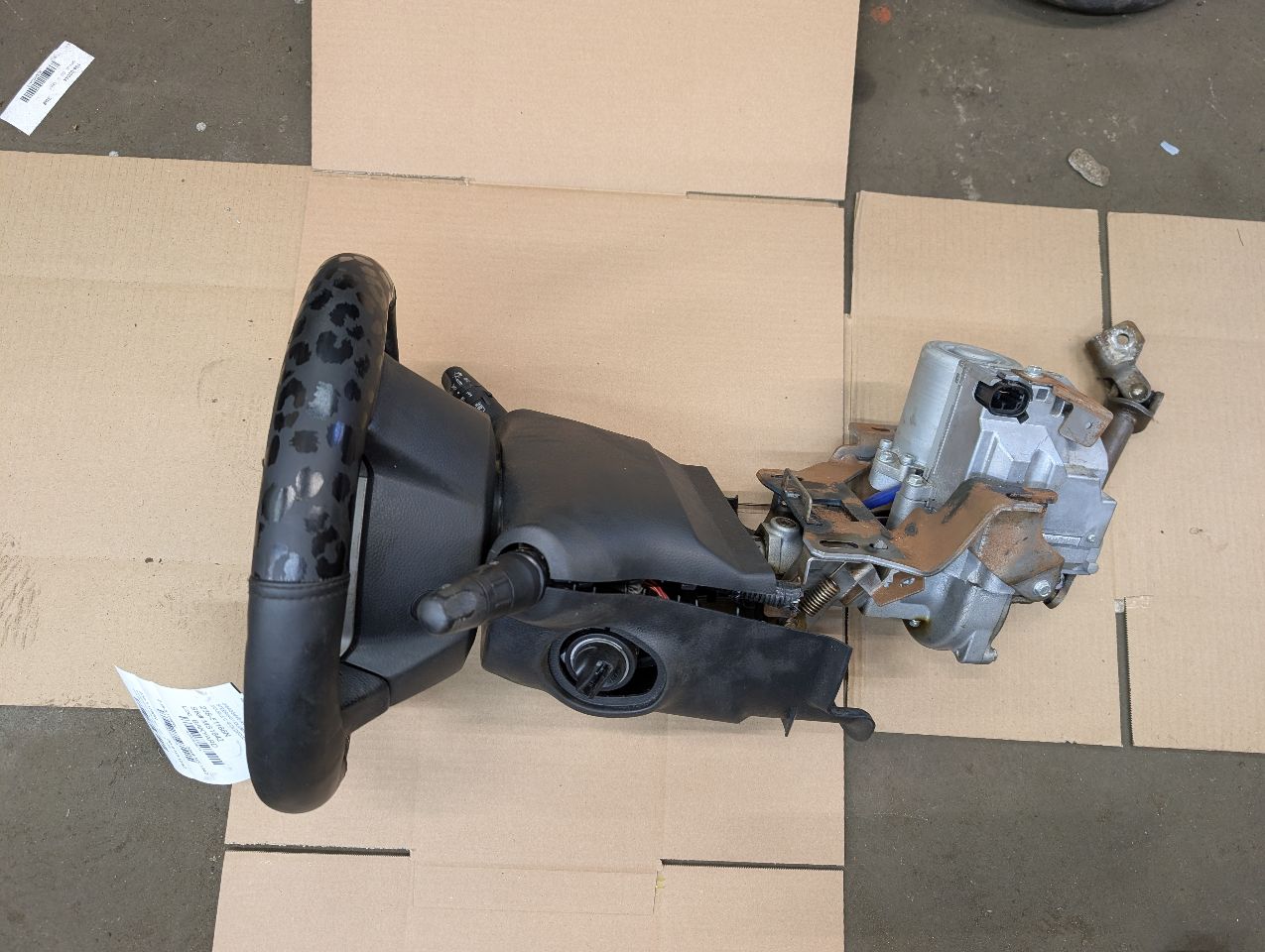 2013 NISSAN ROGUE 4cyl Gasoline 2.5 DOHC STEERING COLUMN - 354574