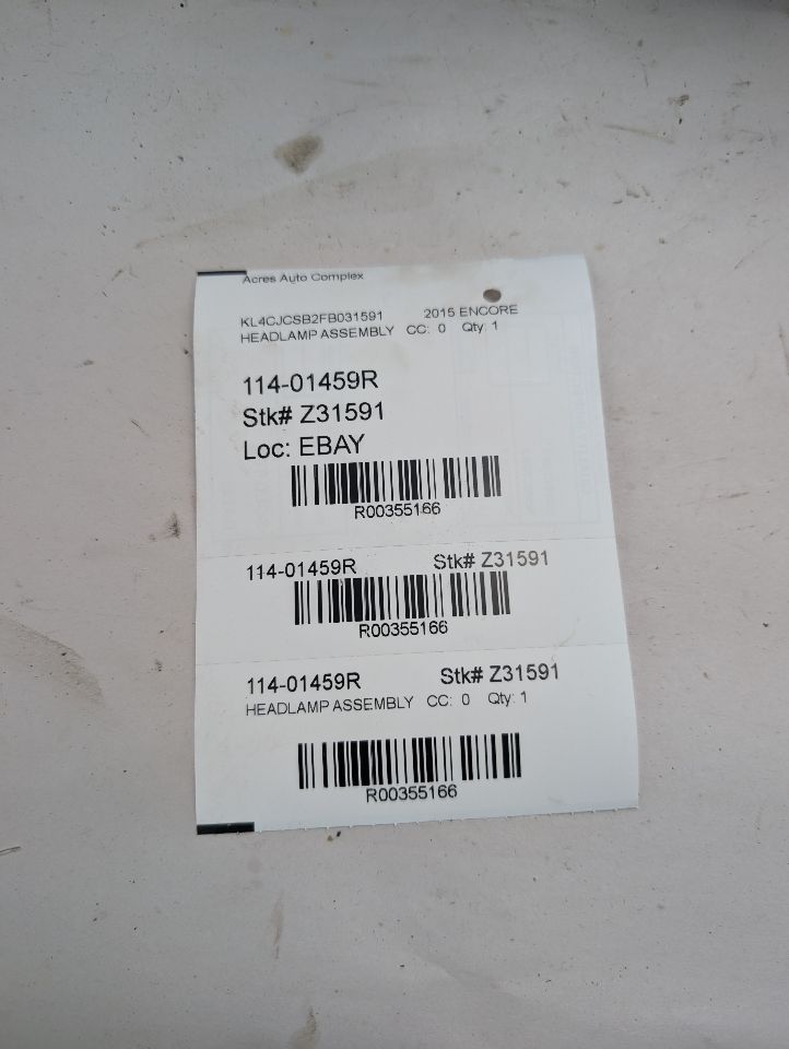 2015 BUICK ENCORE 4cyl Gasoline Turbo 1.4 POWER STRG ASSEMBLY - 355166