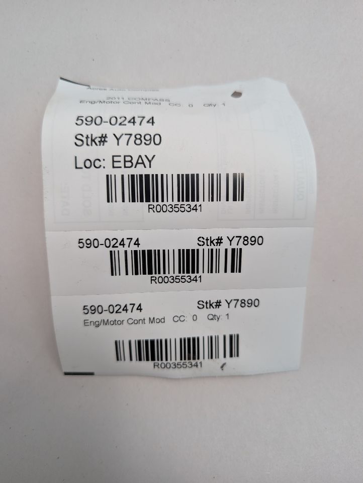 2011 JEEP COMPASS Eng/Motor Cont Mod - 355341