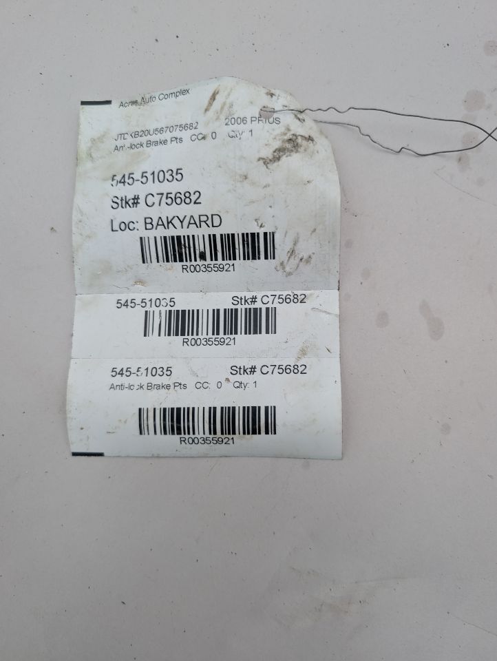 2006 TOYOTA PRIUS 4cyl Electric 1.5 Anti-lock Brake Pts - 355921 — photo 7