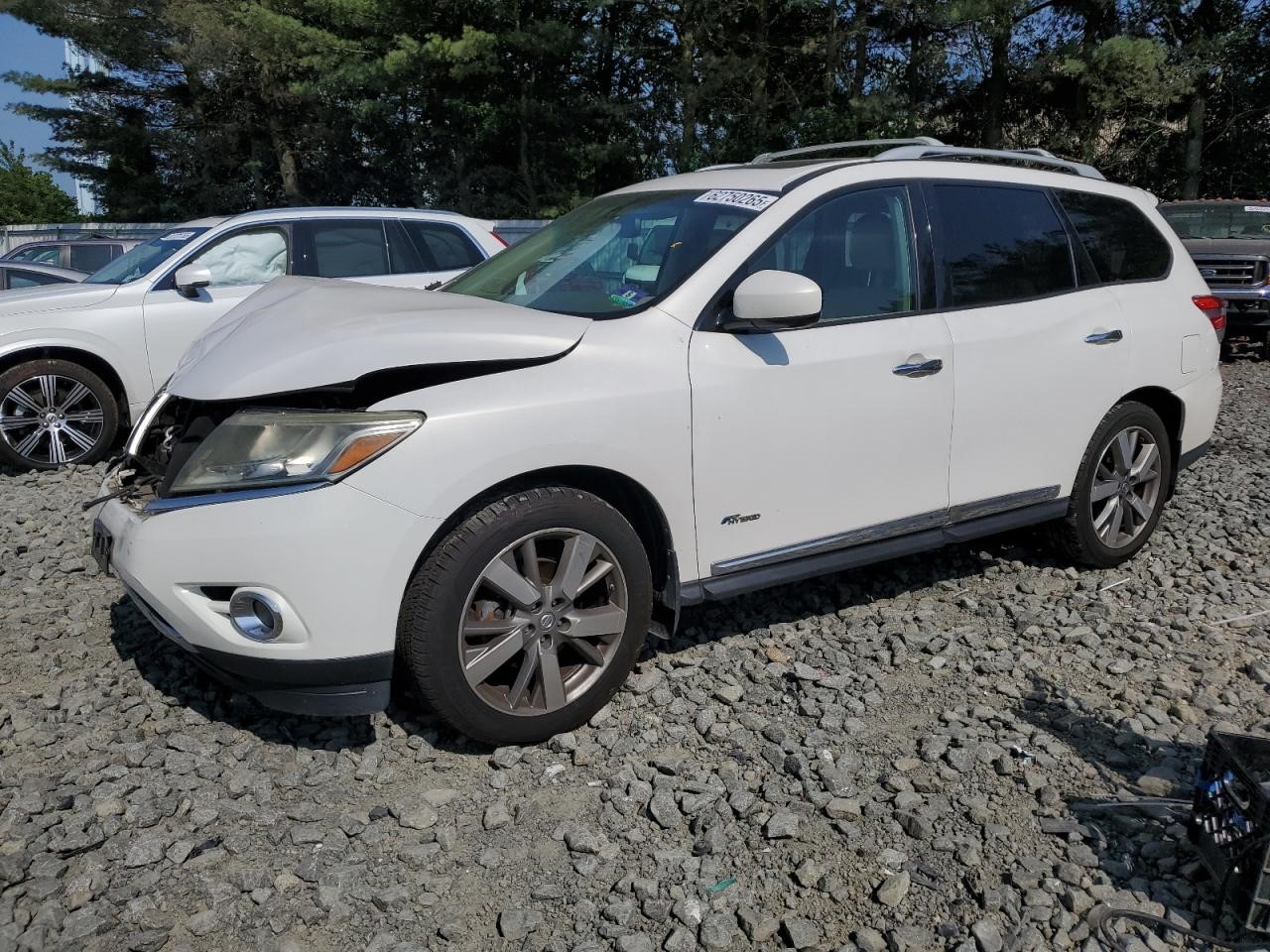 2014 NISSAN PATHFINDER 4cyl Electric 2.5 Conv/Invert/Charger - 356003
