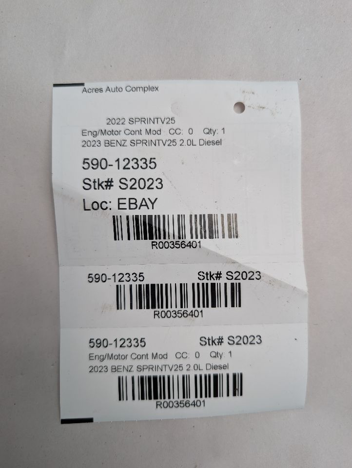 2022 MERCEDES-BENZ SPRINTER 2500 Eng/Motor Cont Mod - 356401 — photo 4