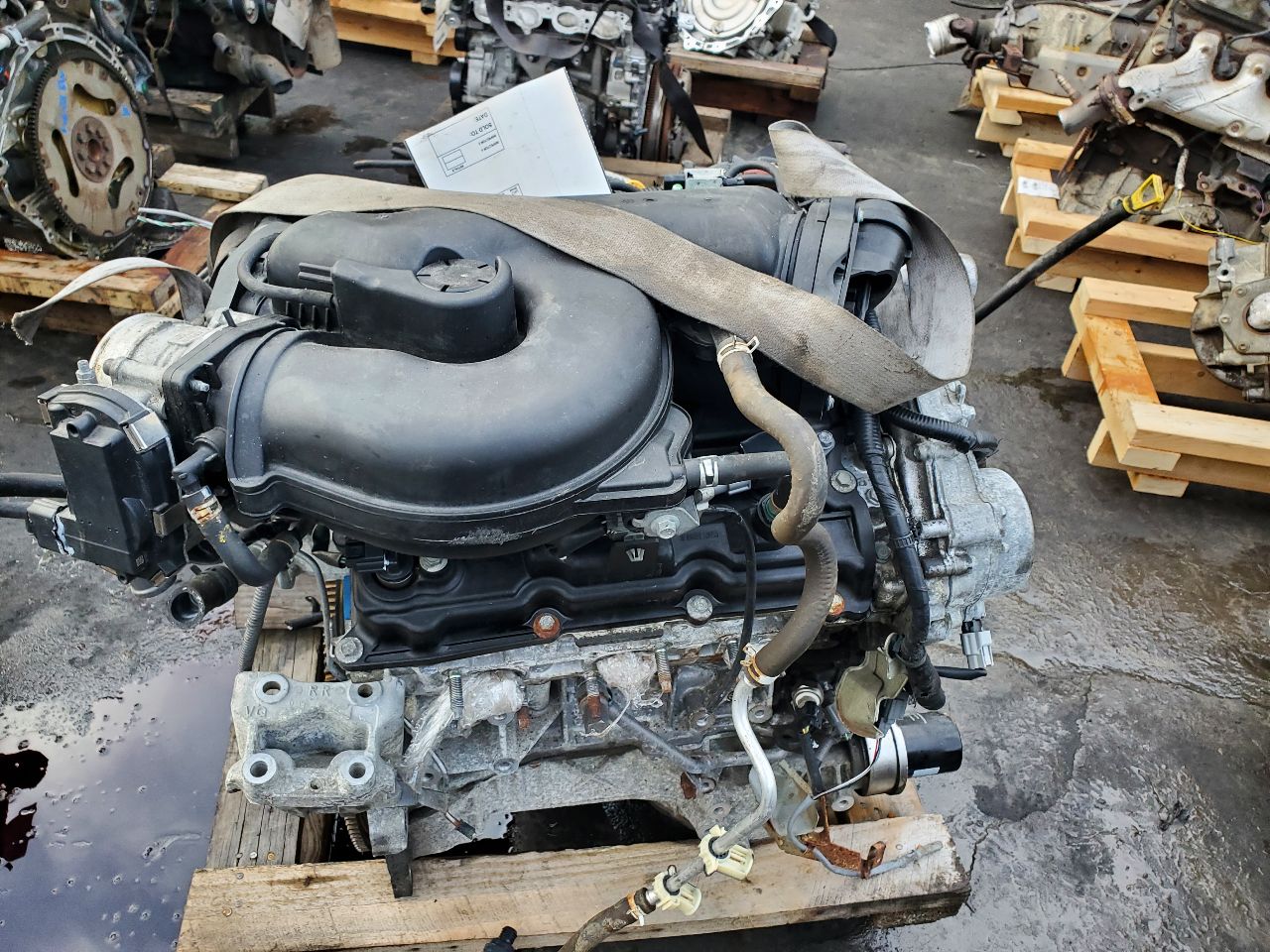 2018 INFINITI QX60 3.5L 6cyl Gasoline VVT ENGINE ASSEMBLY - 356506 — photo 6