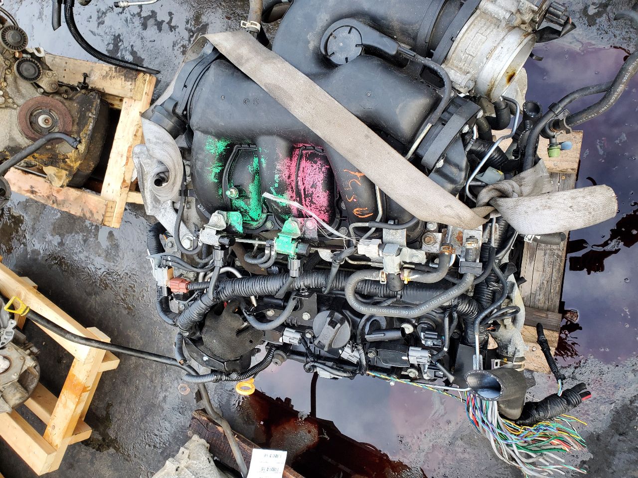 2018 INFINITI QX60 3.5L 6cyl Gasoline VVT ENGINE ASSEMBLY - 356506 — photo 8