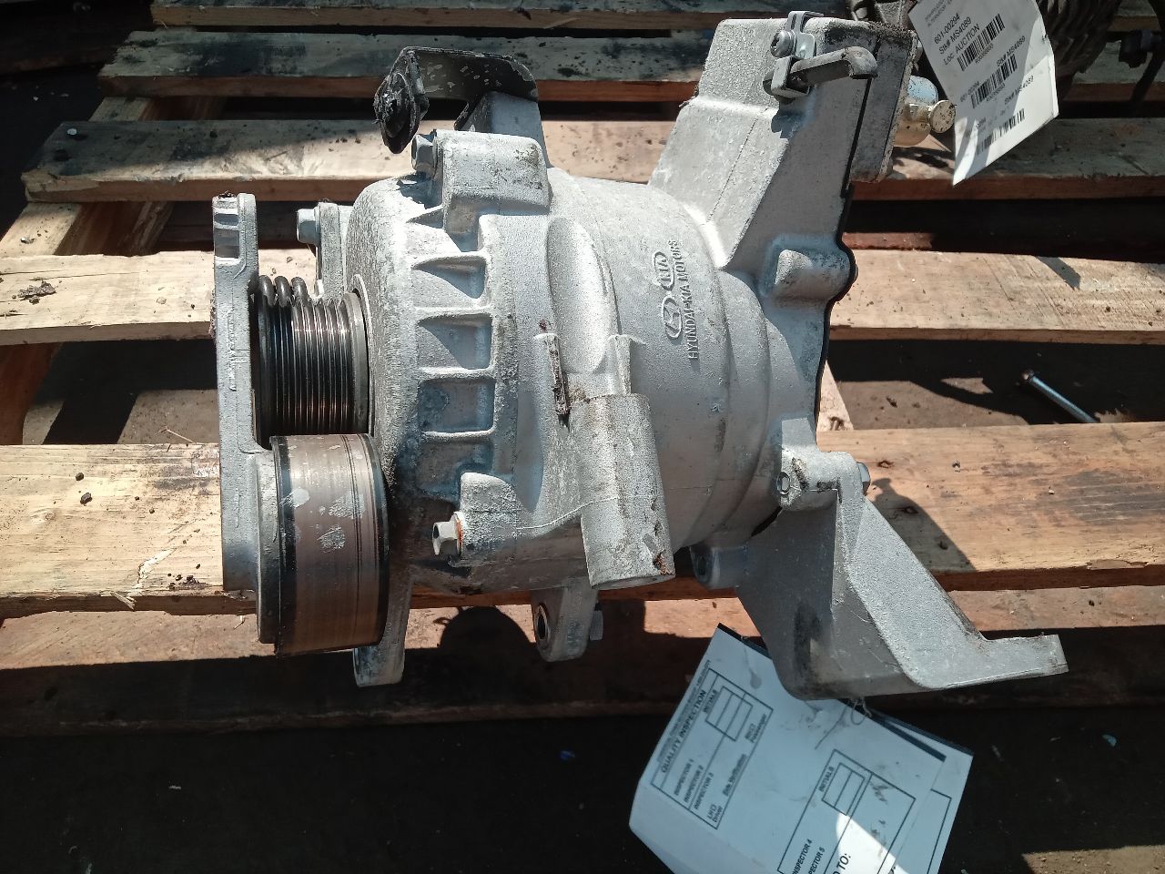 2017 HYUNDAI SONATA 2.0L 4cyl Hybrid VVT ALTERNATOR - 356630 — photo 2