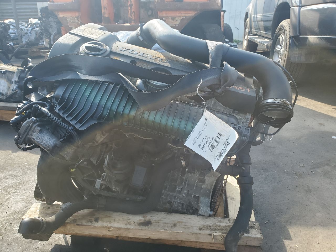 2013 VOLVO 60 SERIES 5cyl Gasoline Turbo 2.5 ENGINE ASSEMBLY - 356961 — photo 5