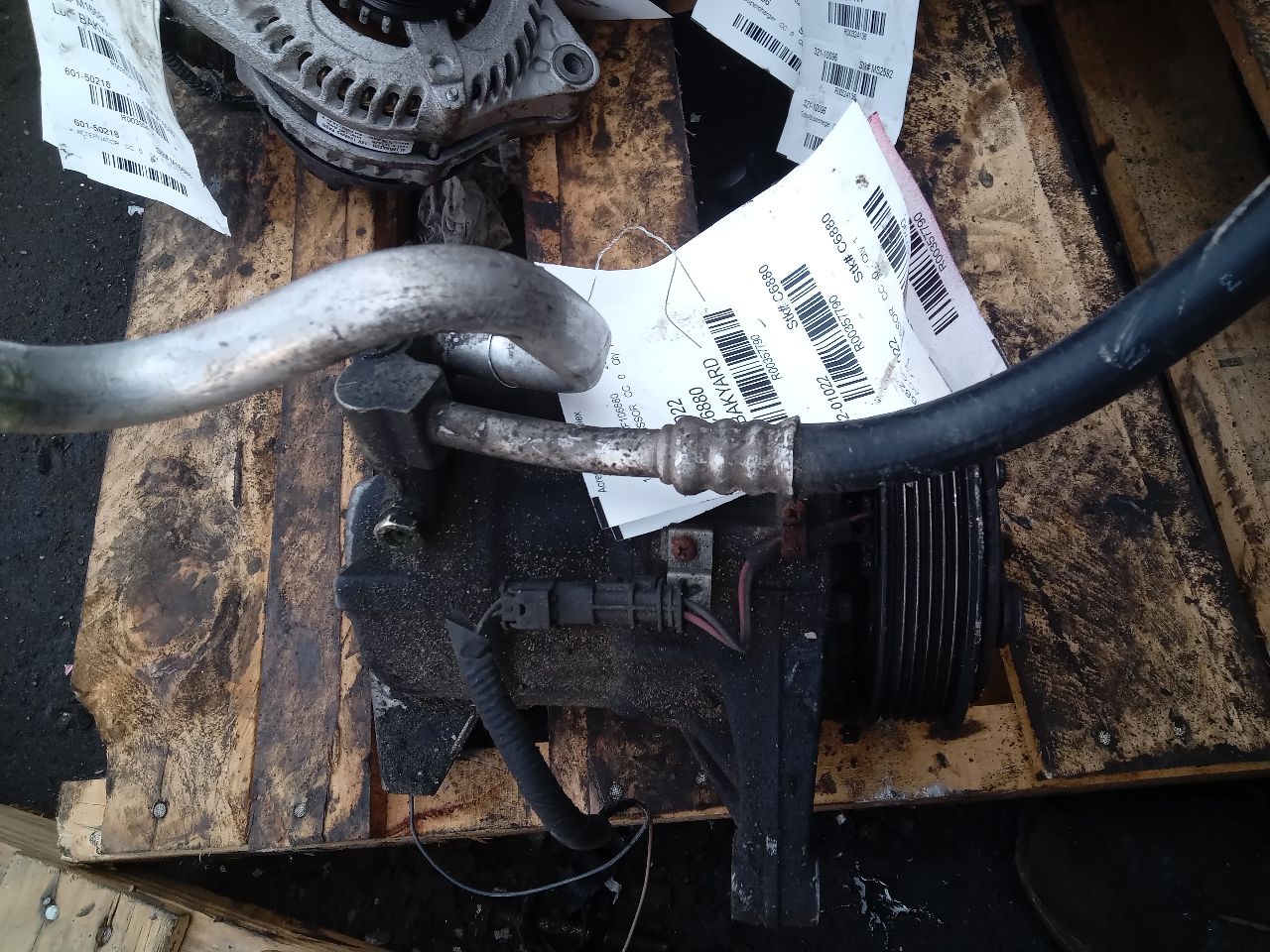 2012 BUICK LACROSSE 6 cyl Gas Flex Fuel 3.6 AC COMPRESSOR - 357790