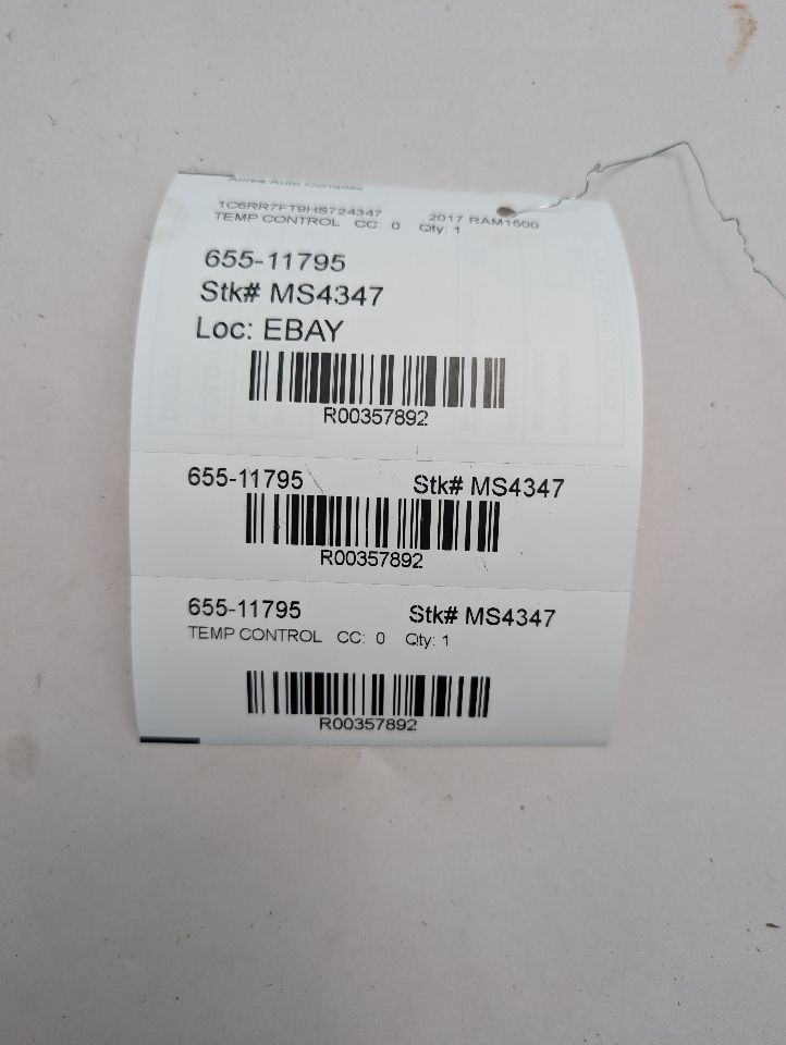 2017 DODGE 1500 PICKUP 8cyl Gasoline 5.7 HEMI TEMP CONTROL - 357892 — photo 1