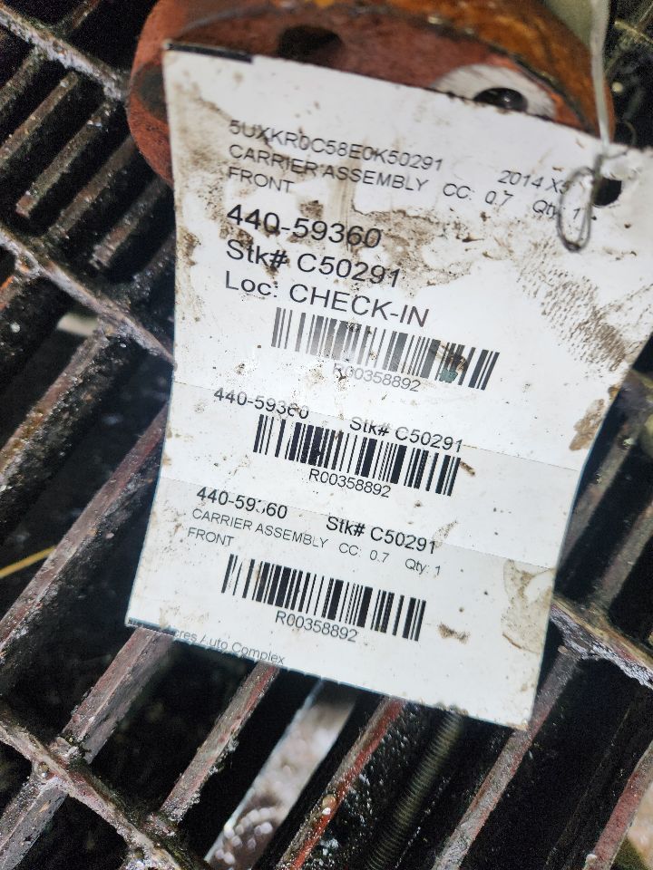 2014 BMW X5 6cyl Gasoline Turbo 3.0 CARRIER ASSEMBLY - 358892 — photo 5