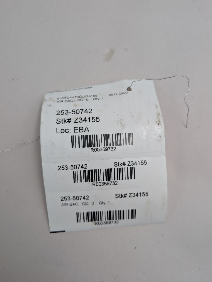 2011 HONDA CR-V 4cyl Gasoline 2.4 AIR BAG - 359732