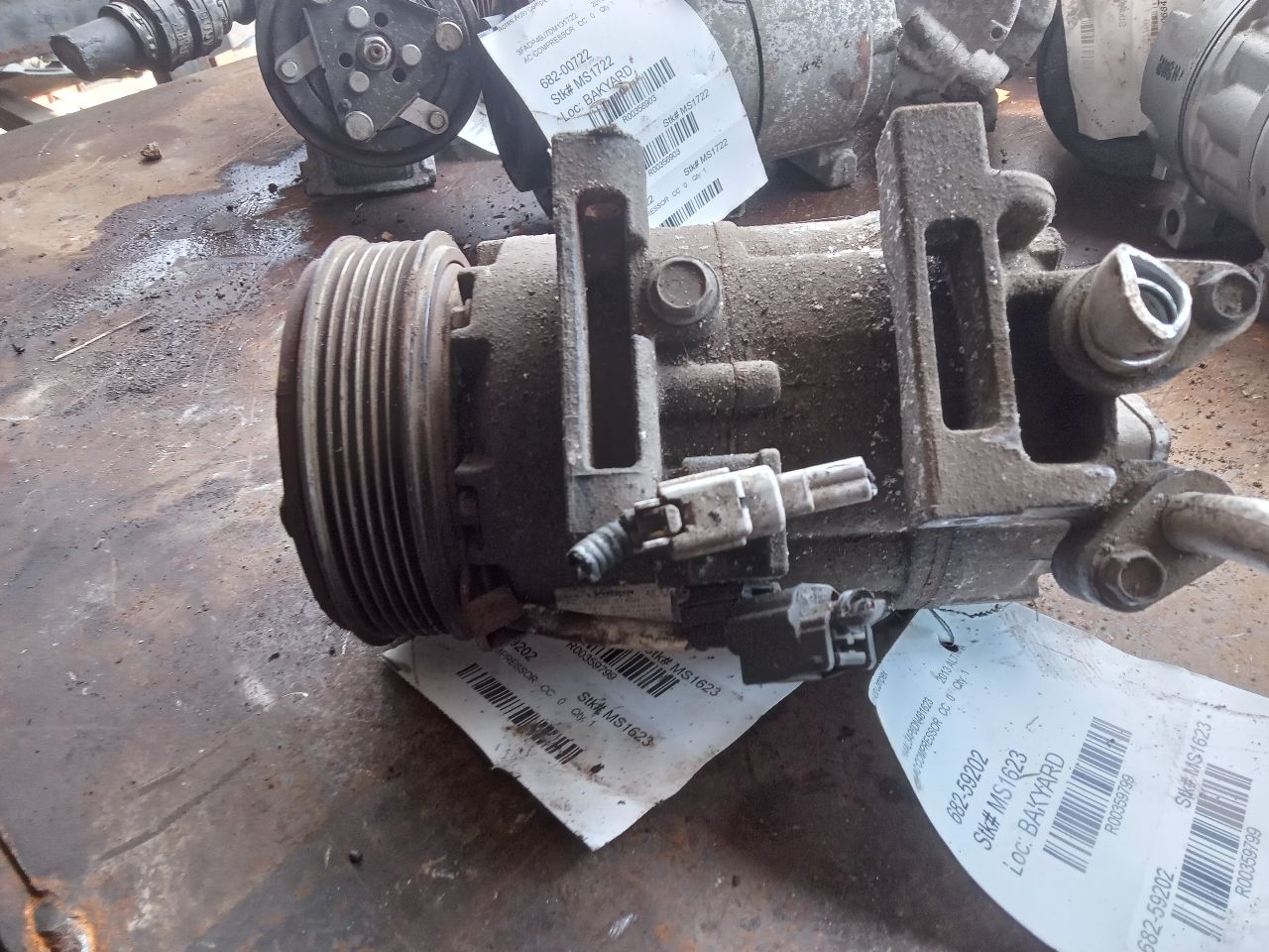 2013 NISSAN ALTIMA 4cyl Gasoline 2.5 DOHC AC COMPRESSOR - 359799