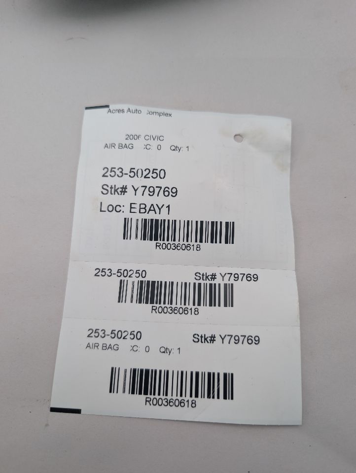 2006 HONDA CIVIC AIR BAG - 360618 — photo 7