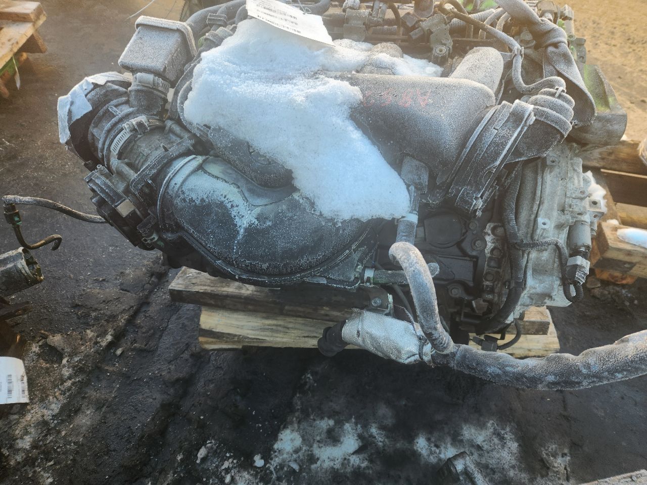 2016 NISSAN MAXIMA 6cyl Gasoline 3.5 ENGINE ASSEMBLY - 360871 — photo 3