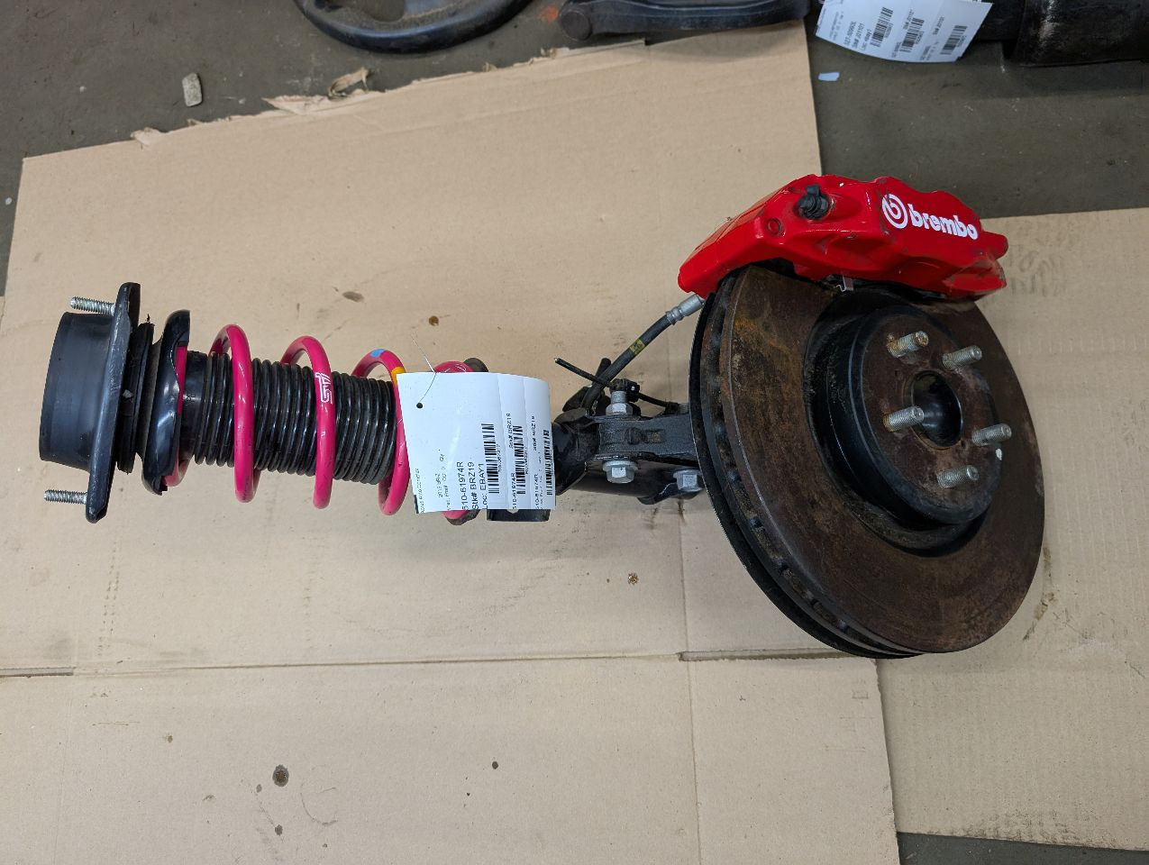 2019 SUBARU BR-Z Right Knee, Front - 362312