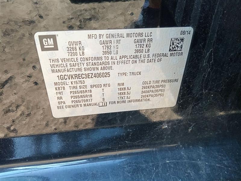 2014 CHEVROLET SILVERADO 1500 PICKUP 8cyl Gasoline 5.3 FLEX AC COMPRESSOR - 362396 — photo 3