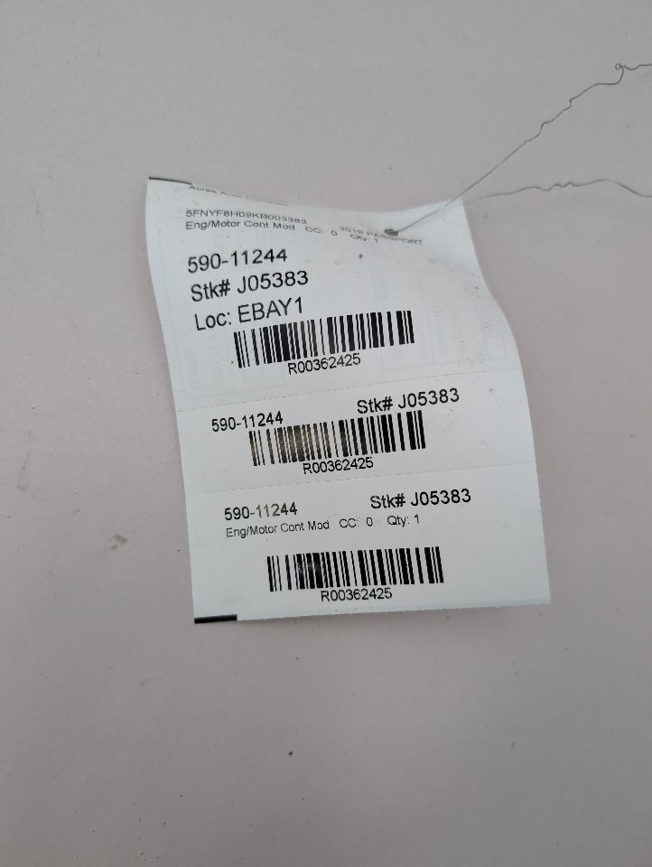 2019 HONDA PASSPORT 3.5L 6cyl Gasoline VVT Eng/Motor Cont Mod - 362425 — photo 4