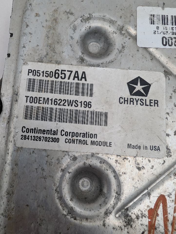 2012 CHRYSLER TOWN & COUNTRY 6cyl Gasoline 3.6 Eng/Motor Cont Mod - 362855 — photo 4
