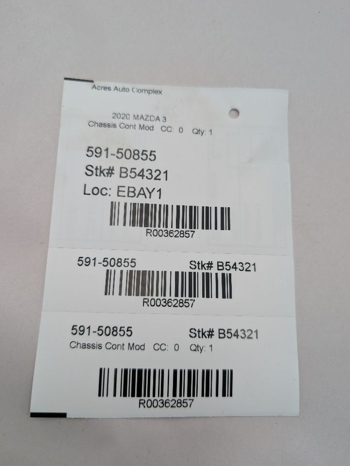 2020 MAZDA 3 Chassis Cont Mod - 362857 — photo 4
