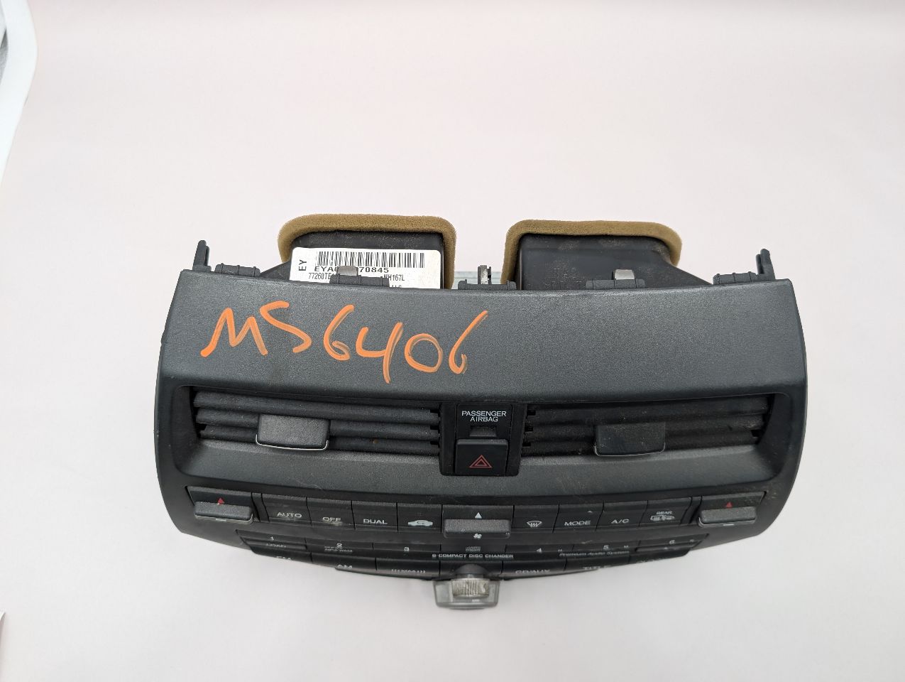 2008 HONDA ACCORD 6cyl Gasoline 3.5 Radio Audio - 362861 — photo 8