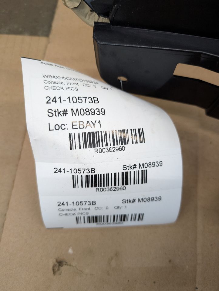 2013 BMW 528i 4cyl Gasoline Turbo 2.0 Console, Front - 362960 — photo 7
