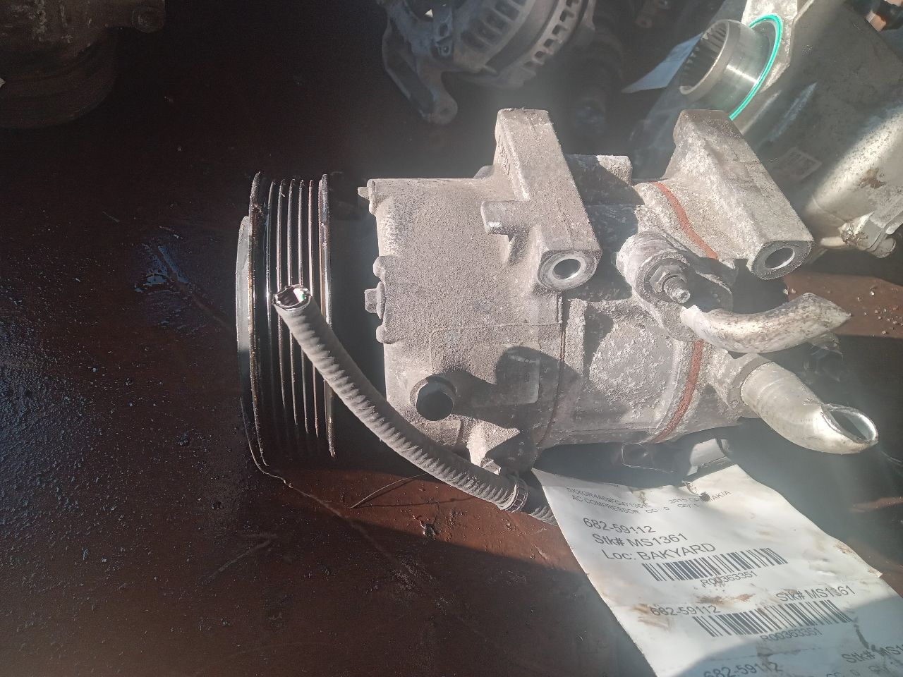 2015 KIA OPTIMA 4cyl Gasoline Turbo 2.0 AC COMPRESSOR - 363351 — photo 1