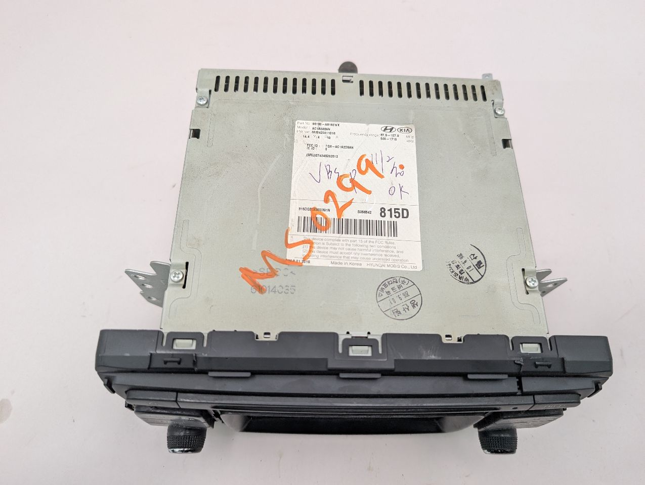 2017 KIA OPTIMA 4cyl Gasoline 2.4 Radio Audio - 363473 — photo 2