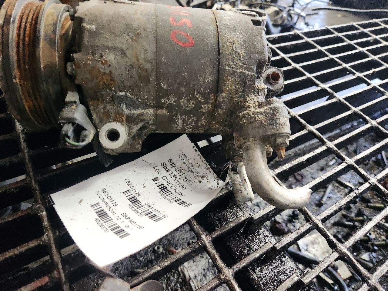 2017 FORD TRANSIT CONNECT 2.5L 4cyl Gasoline AC COMPRESSOR - 363751 — photo 2