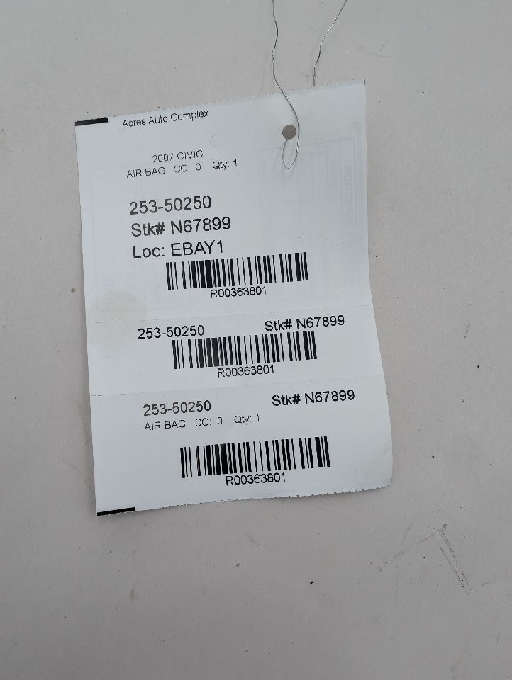 2007 HONDA CIVIC AIR BAG - 363801 — photo 5