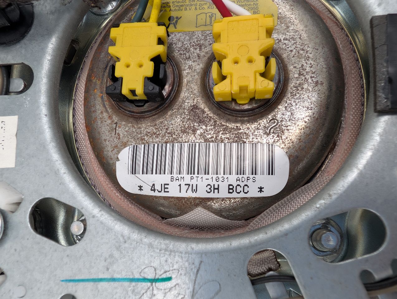 2012 DODGE CARAVAN Left AIR BAG - 363861 — photo 4