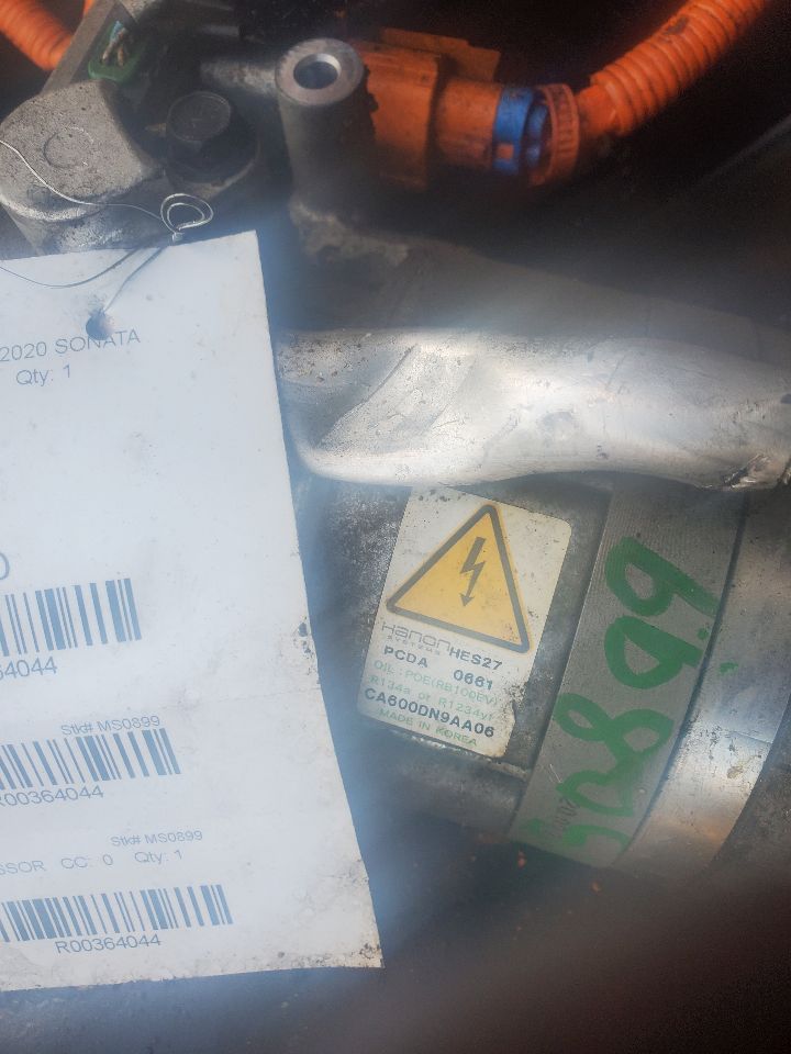 2020 HYUNDAI SONATA 2.0L 4cyl Hybrid VVT AC COMPRESSOR - 364044 — photo 1