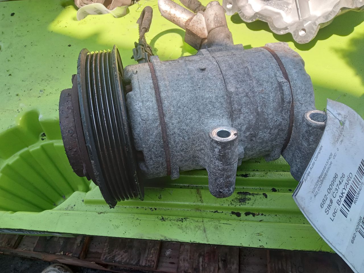 2005 CHEVROLET COLORADO 5cyl Gasoline 3.5 AC COMPRESSOR - 364075