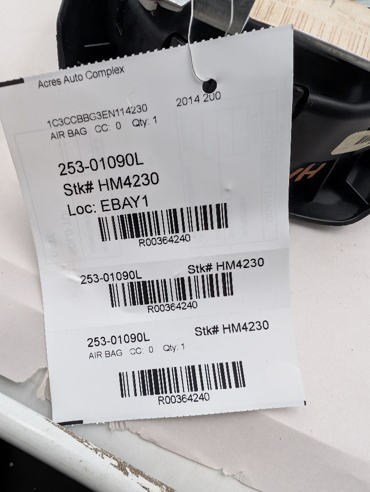 2014 CHRYSLER 200 6cyl Gasoline 3.6 Left AIR BAG - 364240 — photo 5