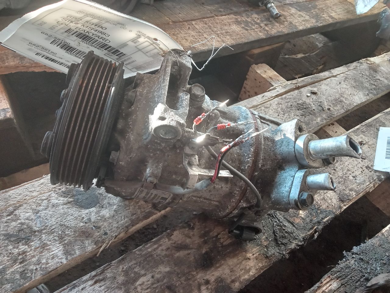 2015 NISSAN SENTRA 4cyl Gasoline 1.8 AC COMPRESSOR - 364485