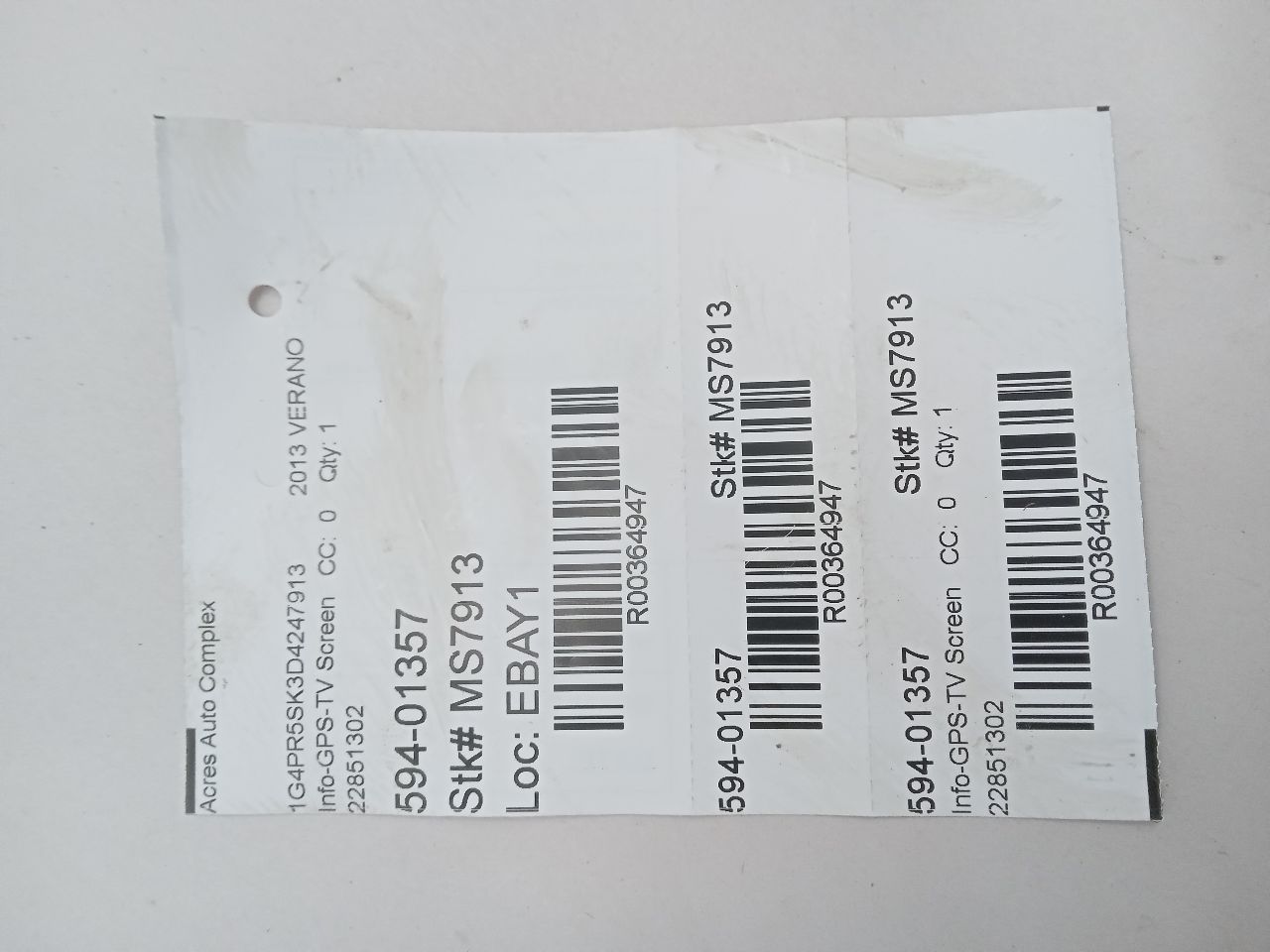 2013 BUICK VERANO 4Cyl Gas Flex Fuel 2.4 Info-GPS-TV Screen - 364947 — photo 6