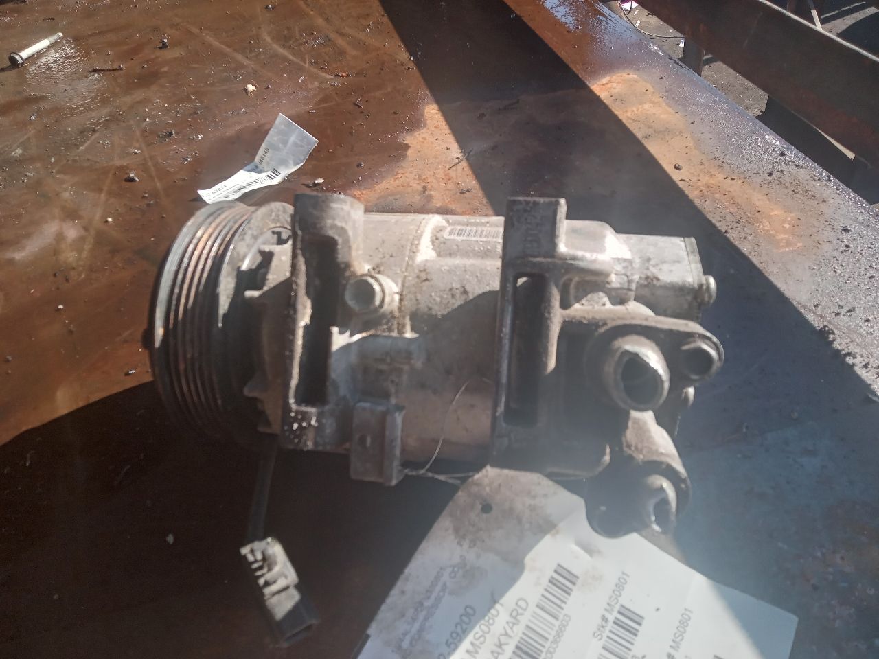 2015 NISSAN ALTIMA 4cyl Gasoline 2.5 DOHC AC COMPRESSOR - 366603 — photo 1