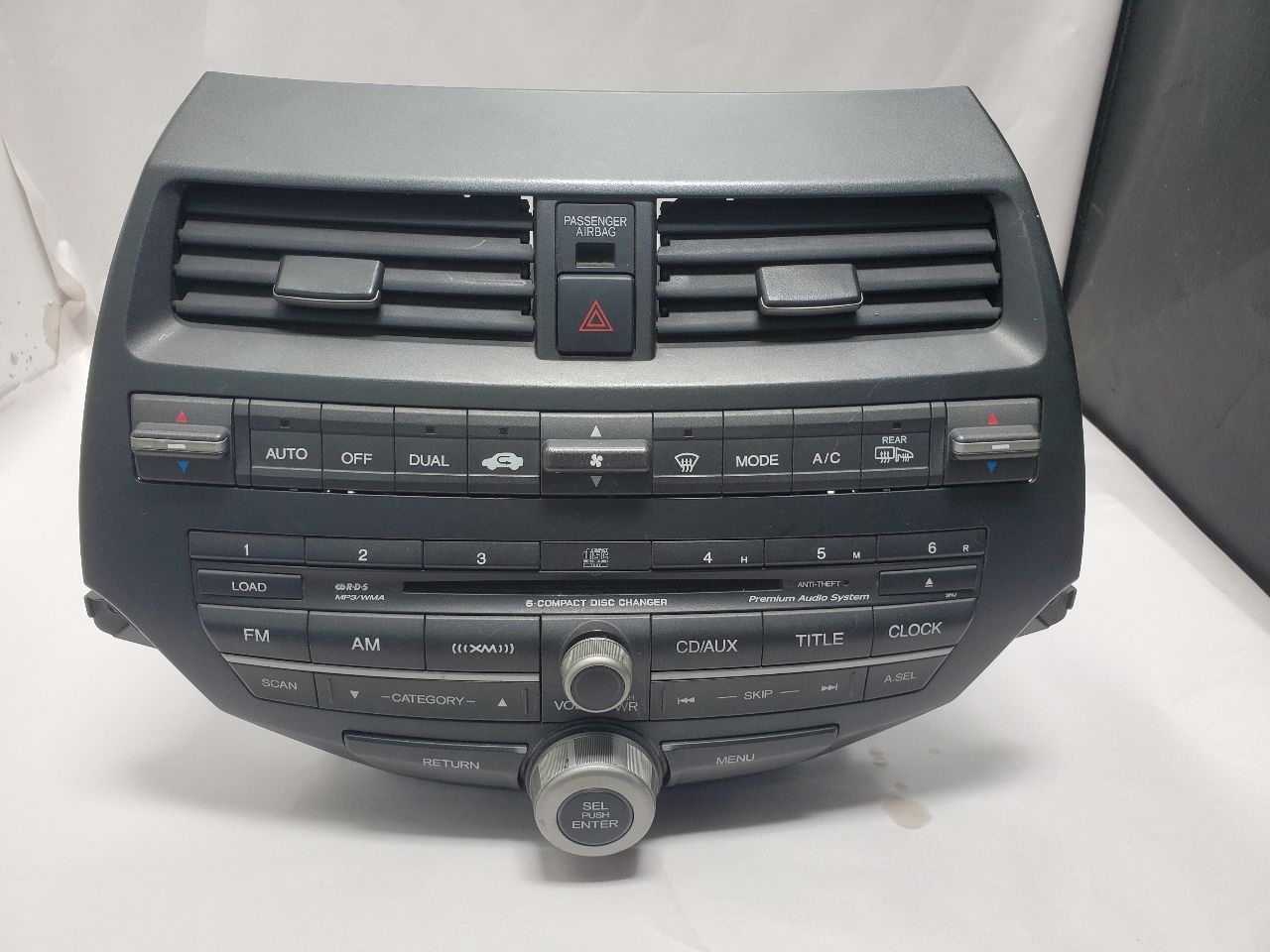 2008 HONDA ACCORD 6cyl Gasoline 3.5 Radio Audio - 366613 — photo 1