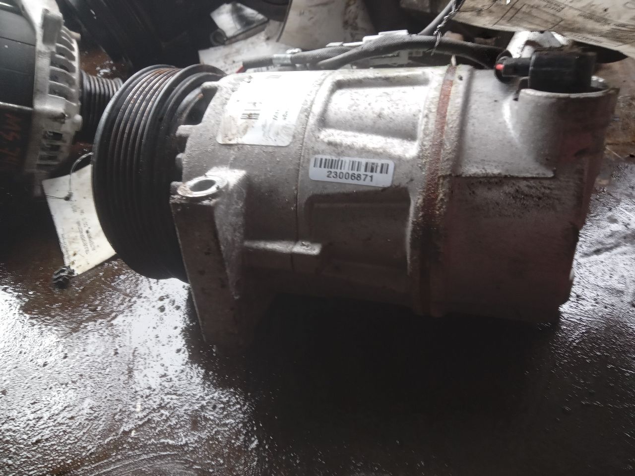 2014 NISSAN SENTRA 4cyl Gasoline 1.8 AC COMPRESSOR - 366628