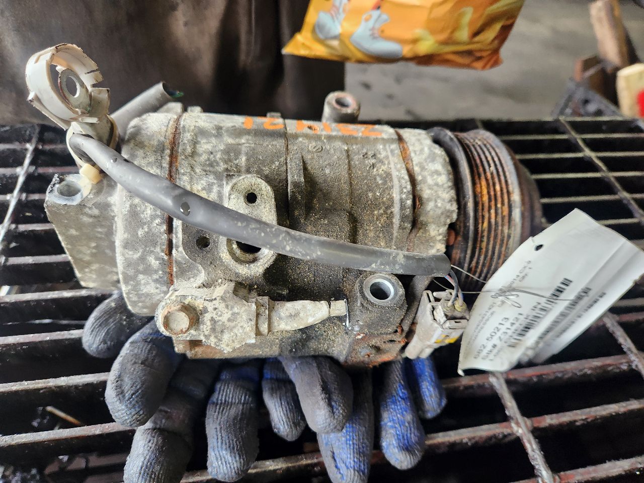 2014 MAZDA CX-9 6cyl Gasoline 3.7 AC COMPRESSOR - 366914 — photo 3