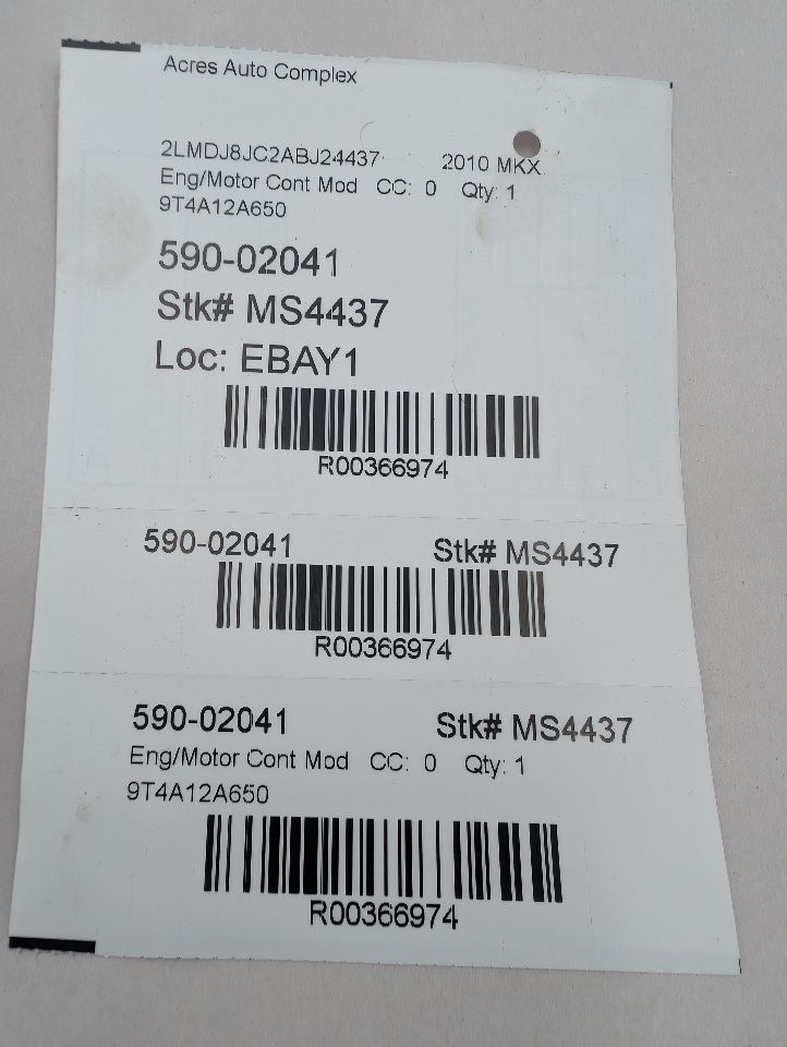 2010 LINCOLN MKX 6cyl Gasoline 3.5 Eng/Motor Cont Mod - 366974 — photo 4