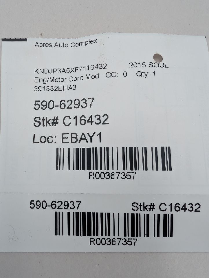 2015 KIA SOUL 4cyl Gasoline 2.0 Eng/Motor Cont Mod - 367357 — photo 4