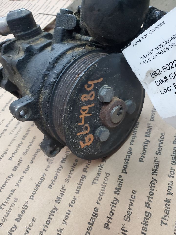 2009 BMW 650i 8cyl Gasoline 4.8 AC COMPRESSOR - 367571 — photo 7