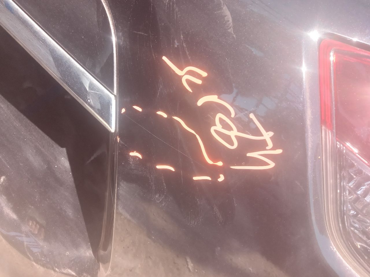 2017 NISSAN ROGUE 2.5L 4cyl Gasoline VVT Decklid  Tailgate - 367599 — photo 3