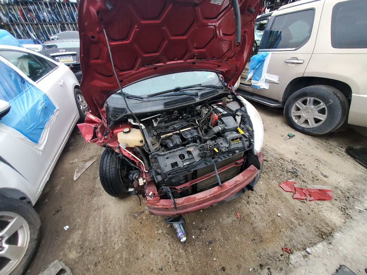2011 FORD FIESTA 1.6L 4cyl Gasoline VVT AC COMPRESSOR - 367866 — photo 3